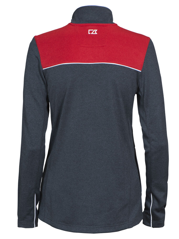 Winthrop Performance Full Zip Ladies von Cutter & Buck – Anthracite Melange