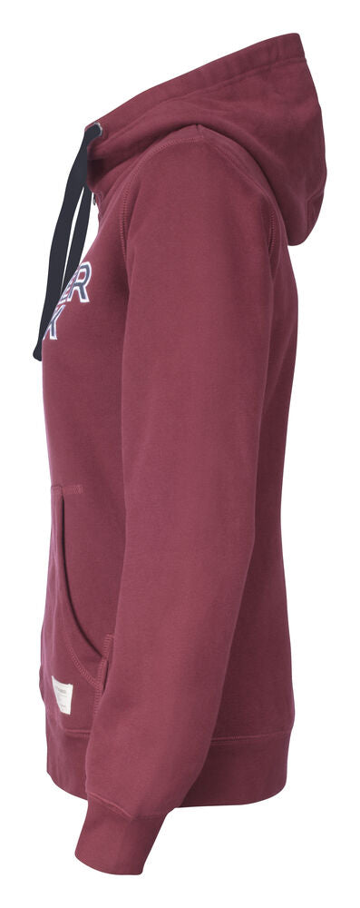 Twisp Hood FZ Ladies von Cutter & Buck – Burgundy