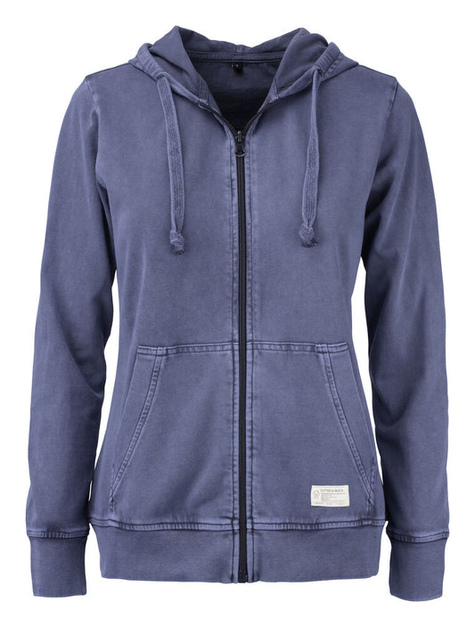 Cutter & Buck Thorp Denim Hood FZ Ladies – Hoodies