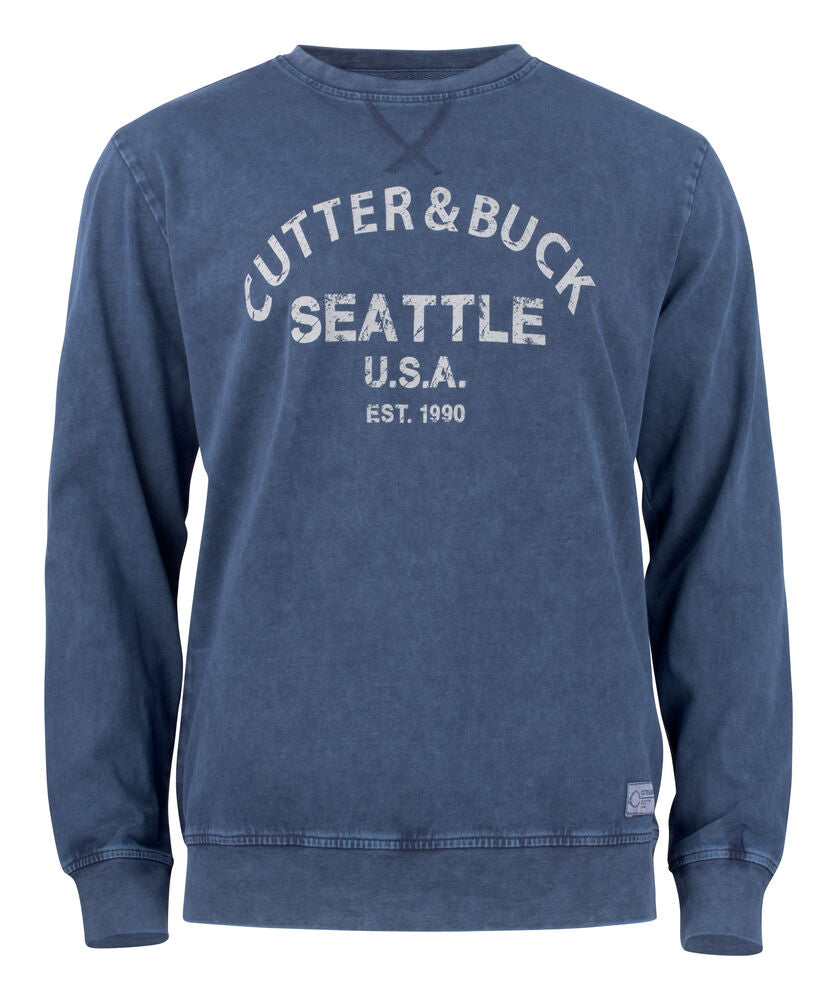 Thorp Denim Crew von Cutter & Buck – Denim Blue