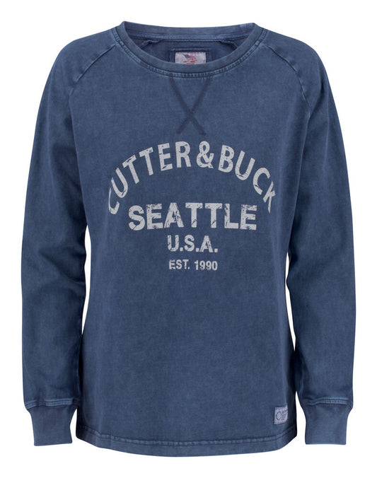Cutter & Buck Thorp Denim Crew Ladies – Pullover & Midlayer