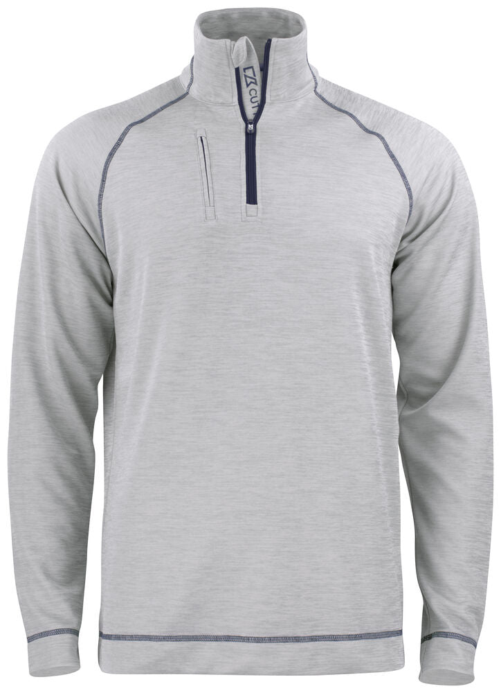 Chambers Half Zip von Cutter & Buck – Denim Melange