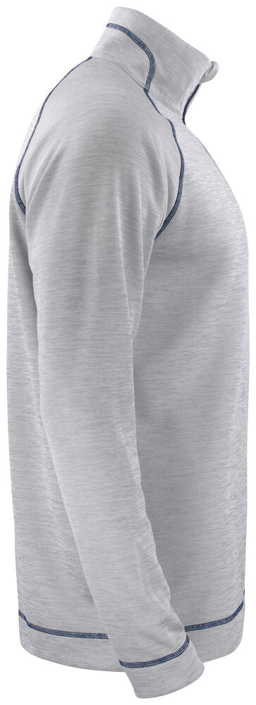 Chambers Half Zip von Cutter & Buck – Denim Melange