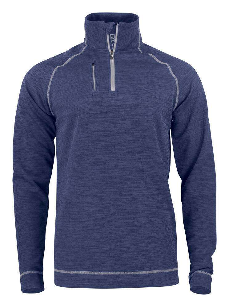 Chambers Half Zip von Cutter & Buck – Denim Melange