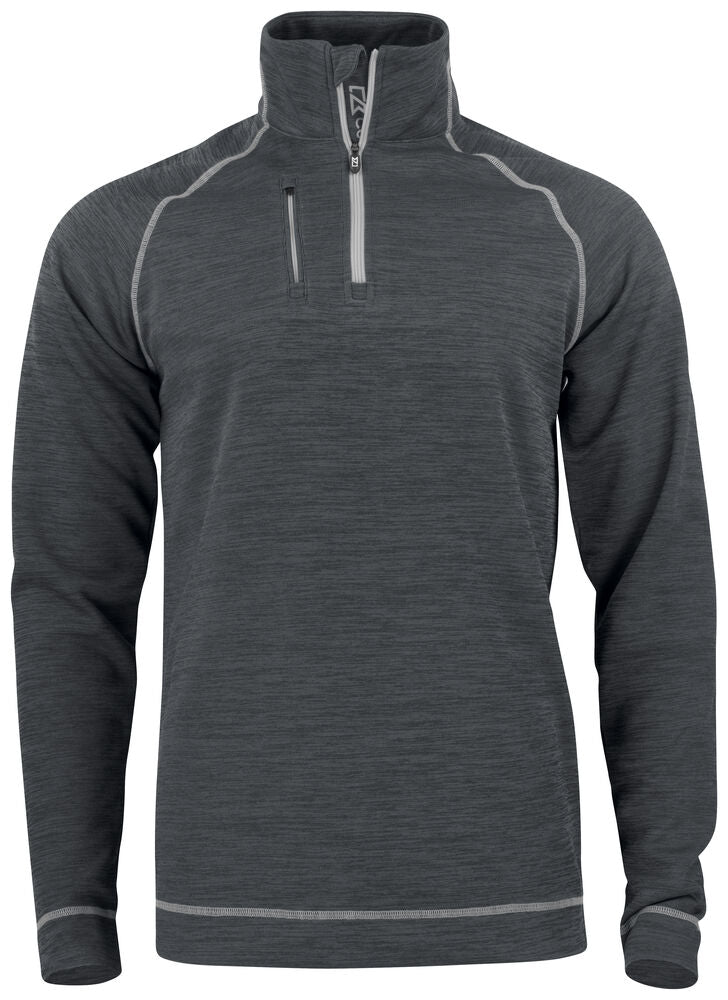 Chambers Half Zip von Cutter & Buck – Denim Melange