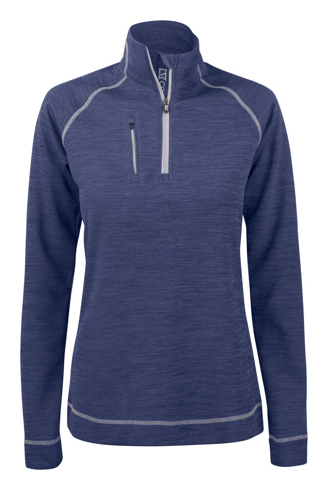 Chambers Half Zip Ladies von Cutter & Buck – Denim Melange