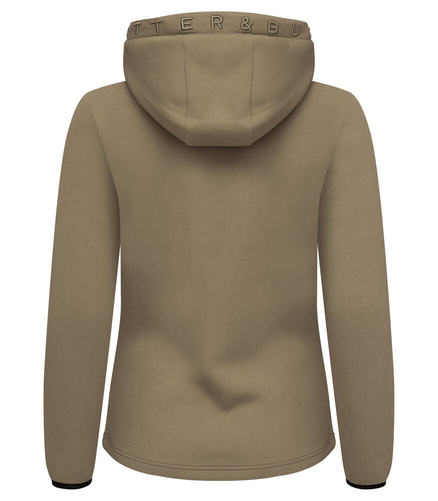 Pemberton Hood FZ Ladies von Cutter & Buck – Khaki