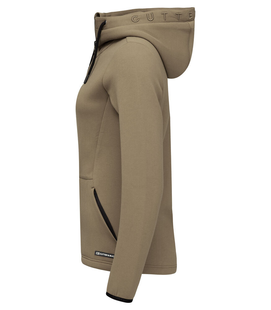 Pemberton Hood FZ Ladies von Cutter & Buck – Khaki