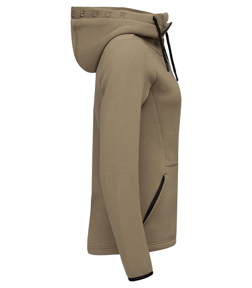 Pemberton Hood FZ Ladies von Cutter & Buck – Khaki