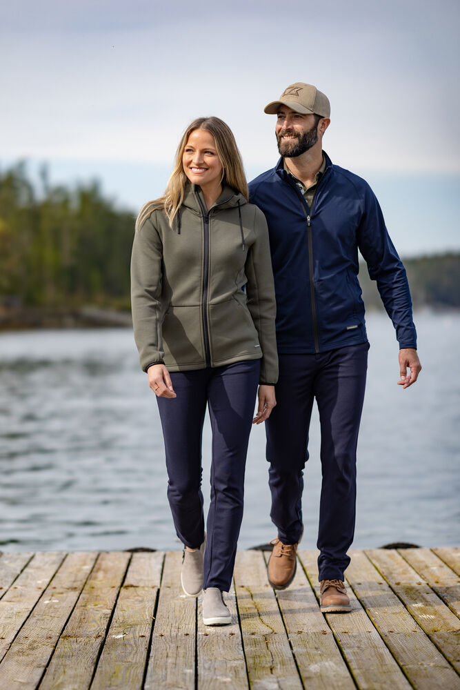 Pemberton Hood FZ Ladies von Cutter & Buck – Khaki