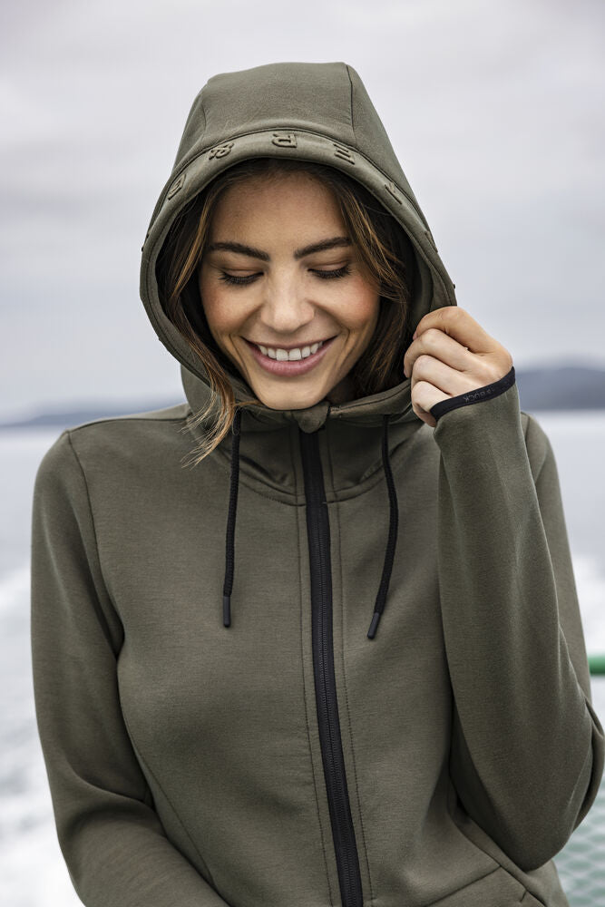 Pemberton Hood FZ Ladies von Cutter & Buck – Khaki
