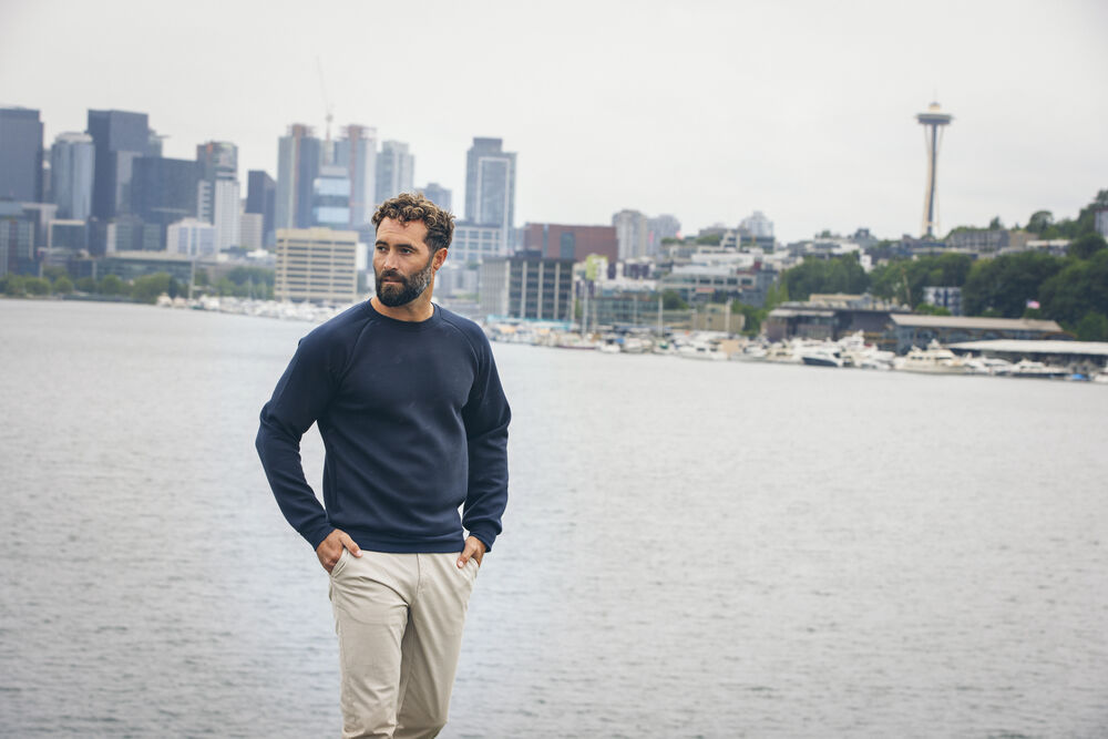 Pemberton Crewneck Men von Cutter & Buck – Dark Navy