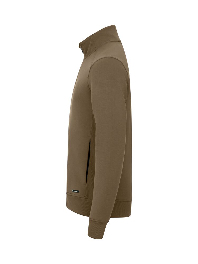 Pemberton Cardigan Full Zip Men von Cutter & Buck – Khaki