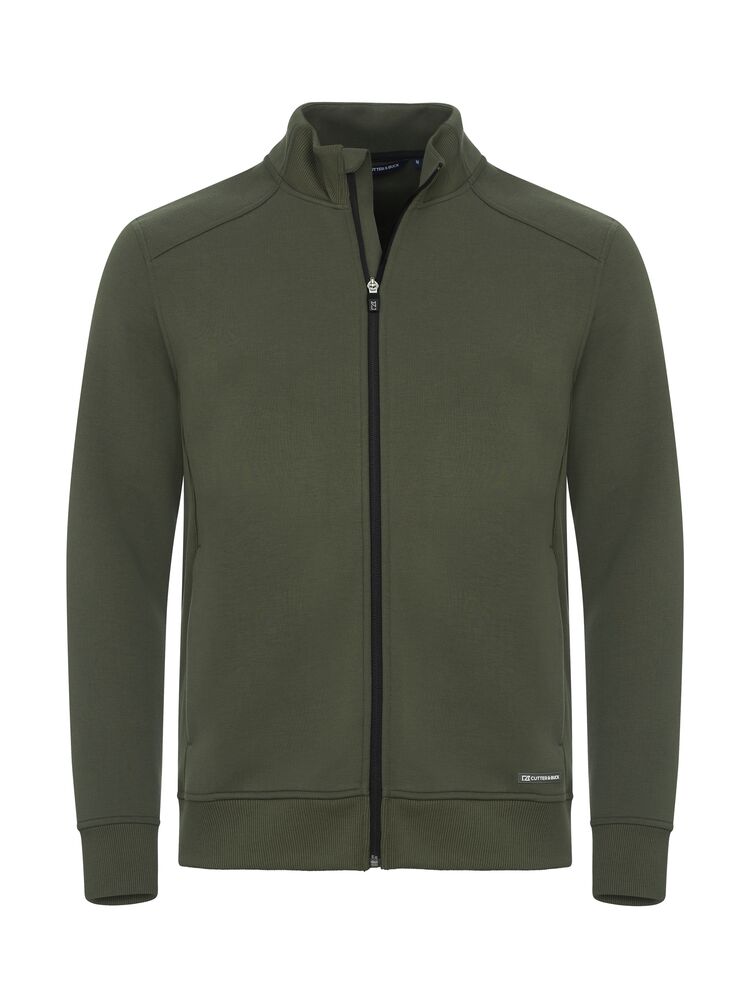 Pemberton Cardigan Full Zip Men von Cutter & Buck – Khaki