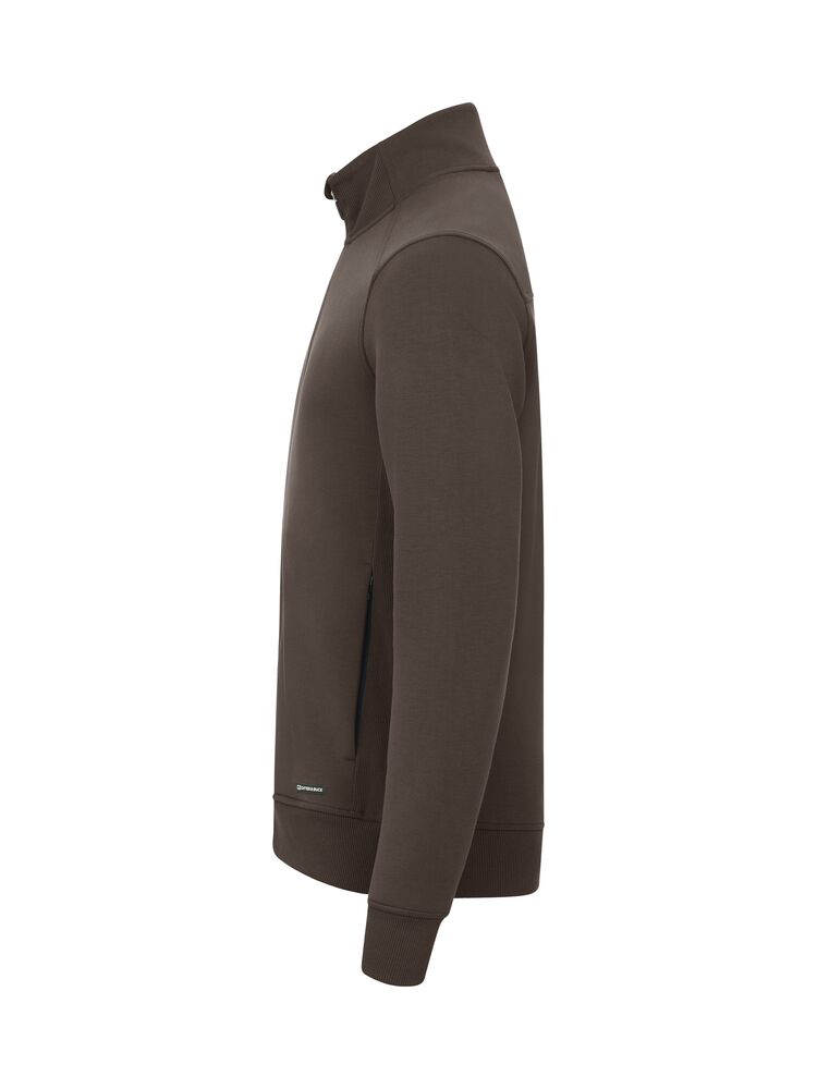 Pemberton Cardigan Full Zip Men von Cutter & Buck – Khaki