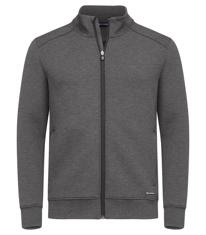 Pemberton Cardigan Full Zip Men von Cutter & Buck – Khaki
