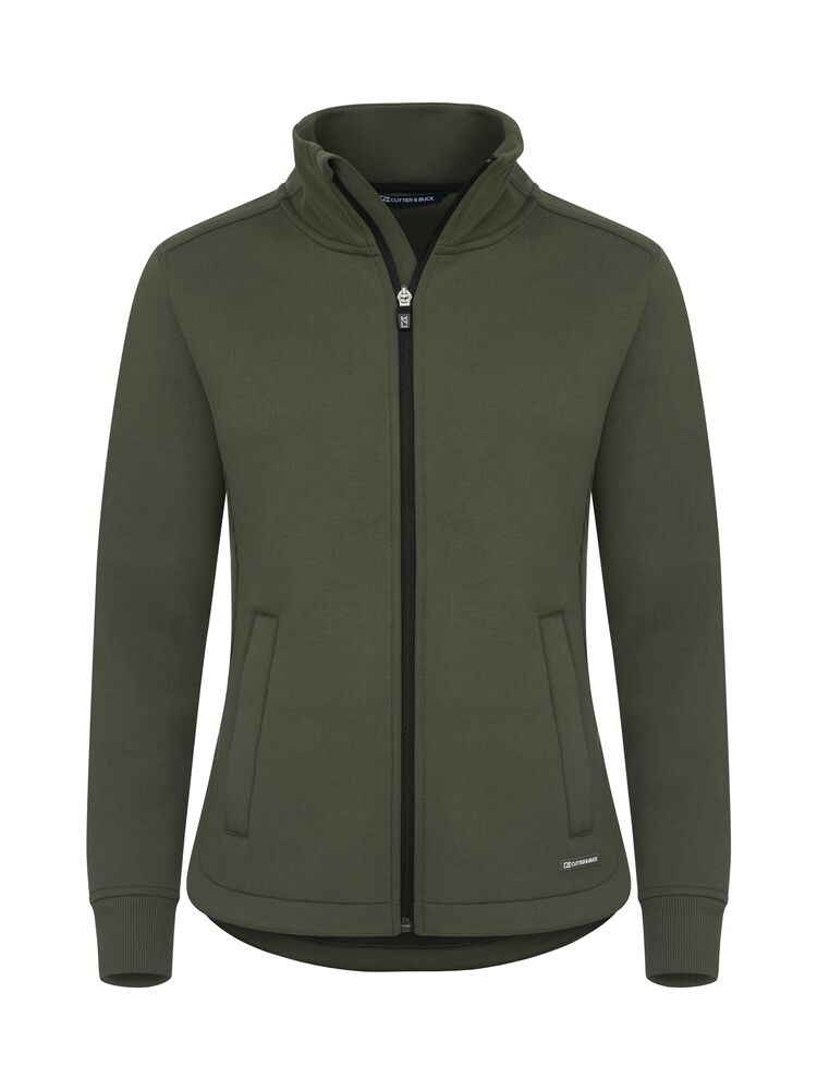 Pemberton Cardigan Full Zip Women von Cutter & Buck – Khaki