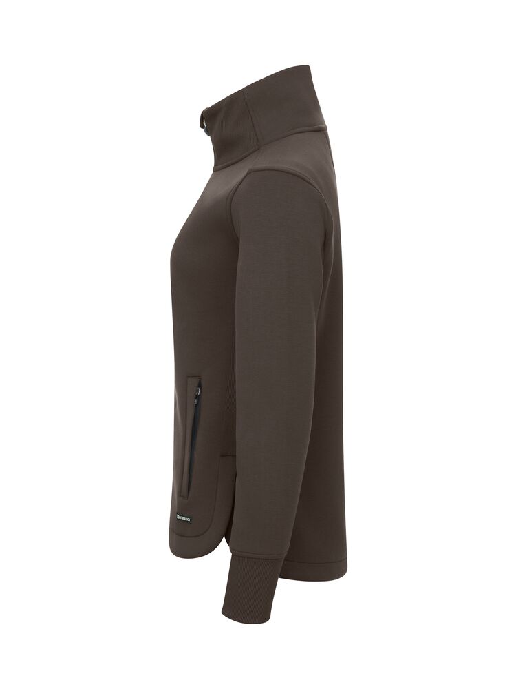 Pemberton Cardigan Full Zip Women von Cutter & Buck – Khaki