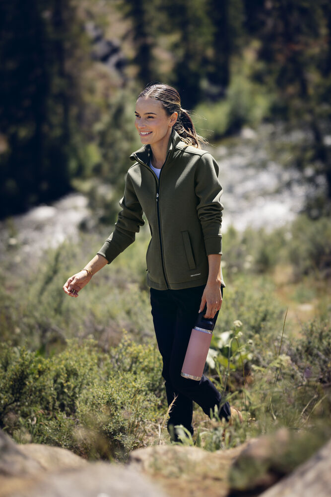 Pemberton Cardigan Full Zip Women von Cutter & Buck – Khaki