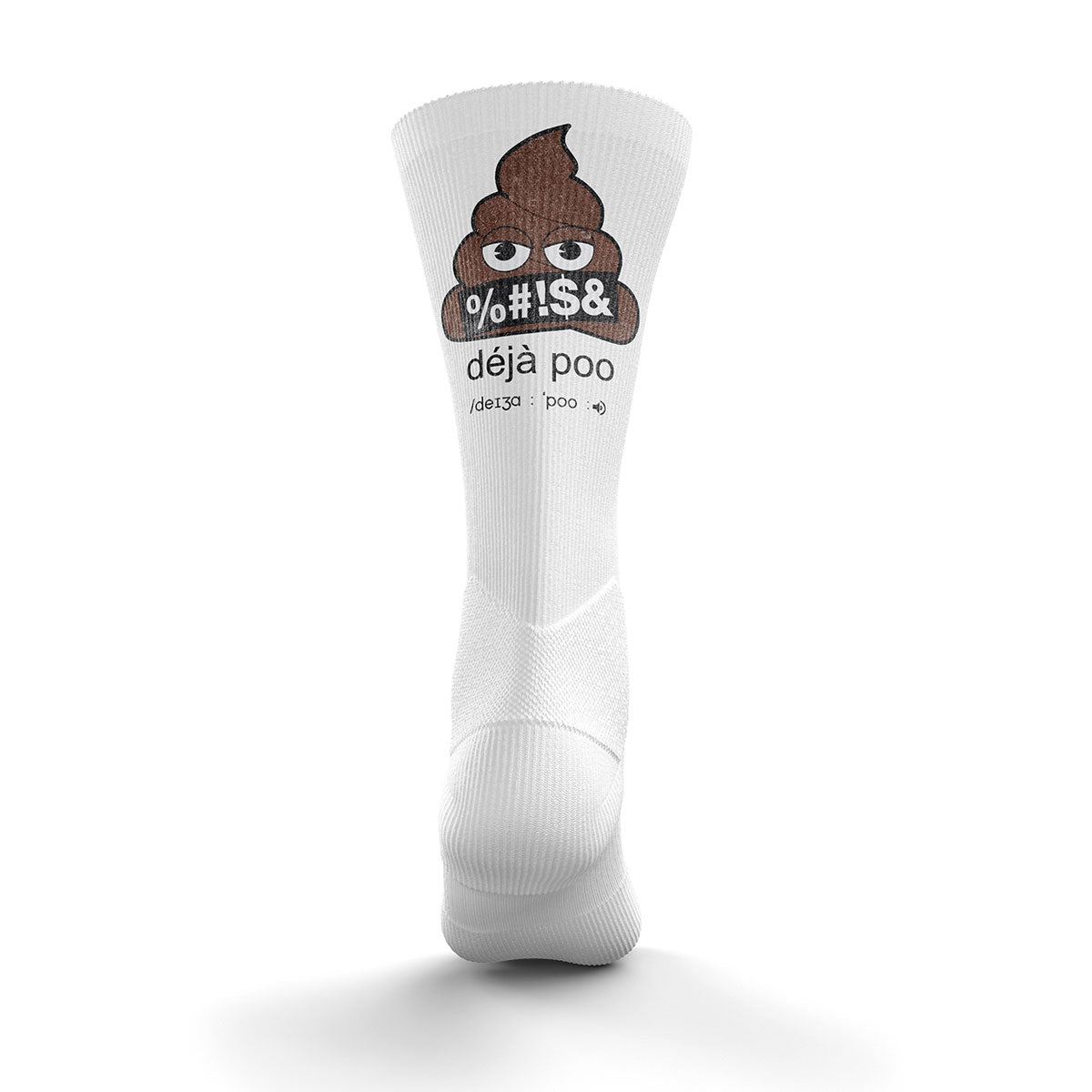 OTSO Sublimierte Sportsocken - Emoji Déjà Poo – Produktansicht 2