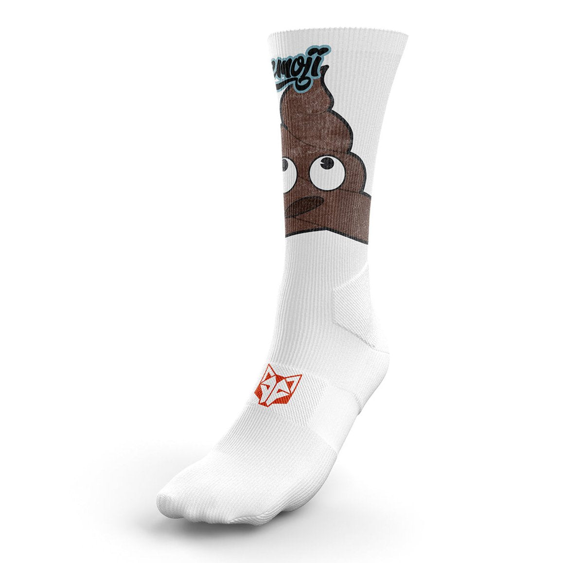 OTSO Sublimierte Sportsocken - Emoji Déjà Poo – Produktansicht