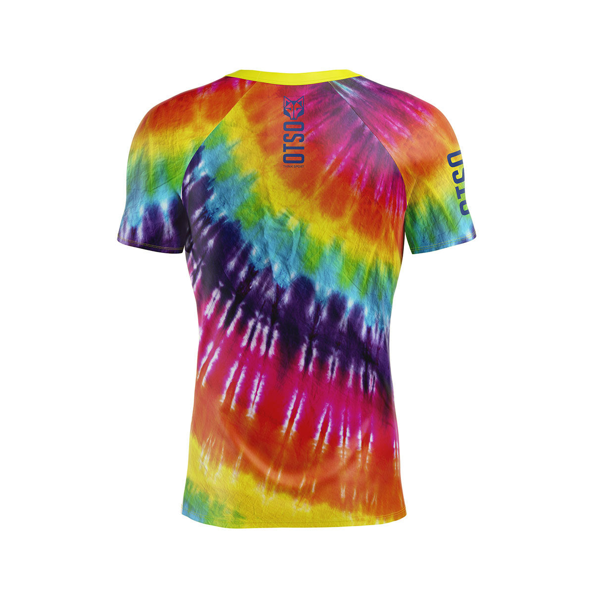 OTSO Herren Kurzarm-Funktionsshirt - Tie Dye – Produktansicht 2