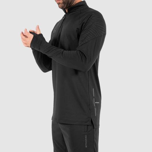 Stanno Functionals Quarter Zip Top II – Shirts & Oberteile in Schwarz