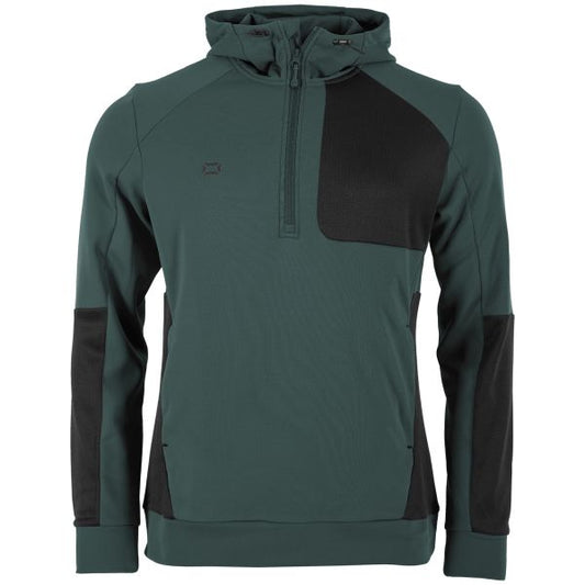 Stanno Plaza Brush Half Zip Hoodie – Hoodies in Grau