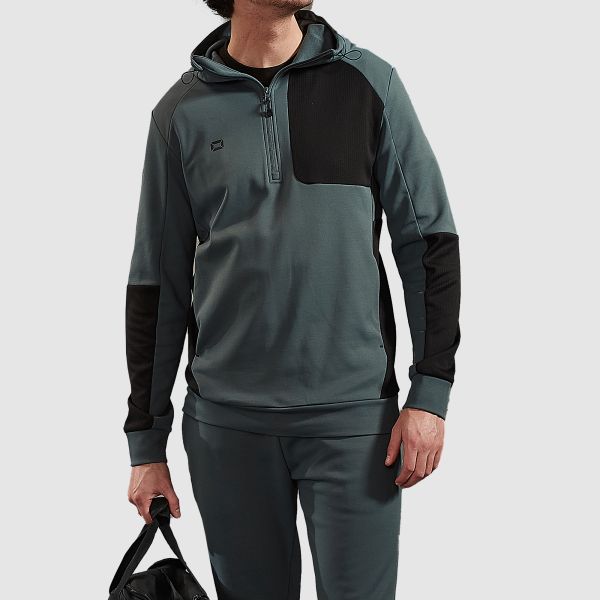 Plaza Brush Half Zip Hoodie