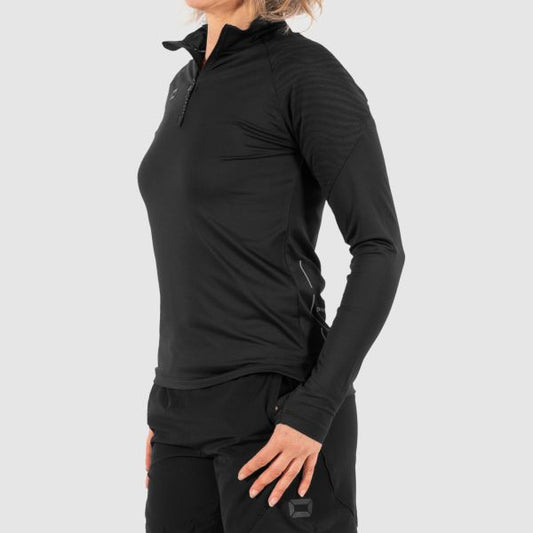 Stanno Functionals Quarter Zip Top Damen II – Shirts & Oberteile in Schwarz