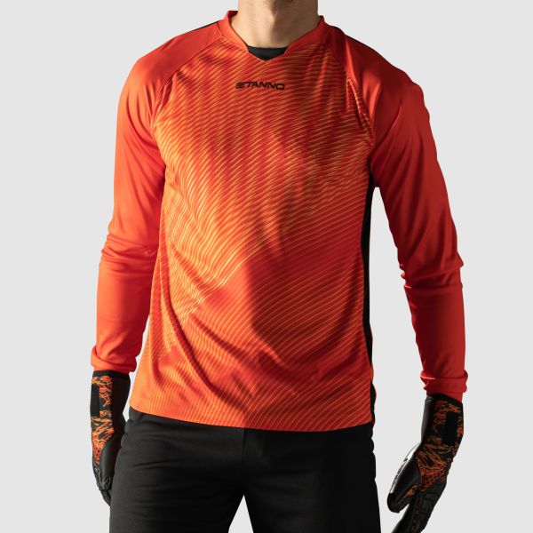 Stanno Vortex Keeper Shirt Long Sleeve – Sportbekleidung & Ausrüstung in Orange, Rot, Schwarz