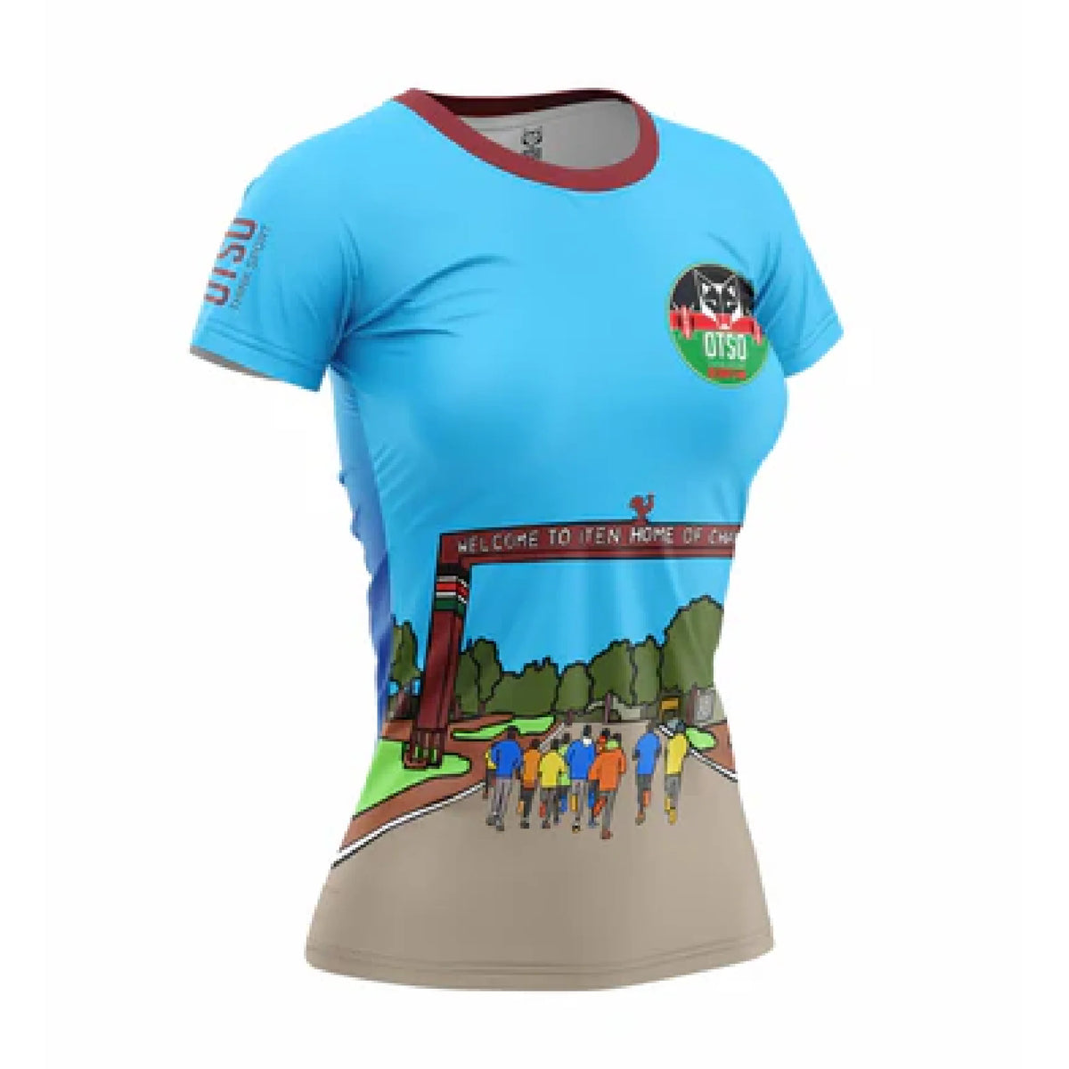 OTSO Damen Kurzarm-Funktionsshirt - Iten – Produktansicht