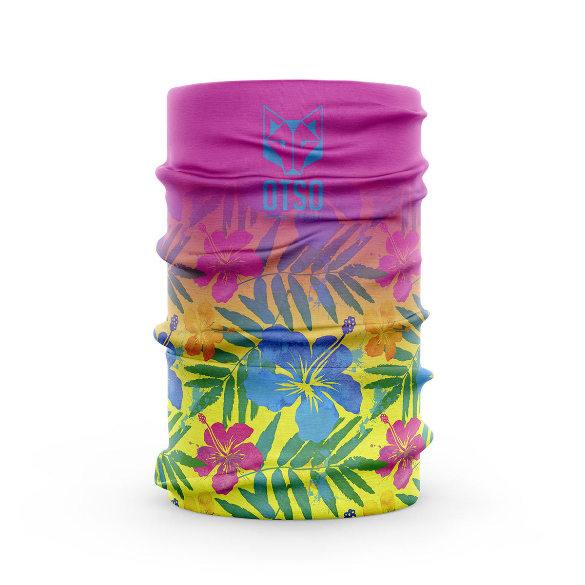 OTSO Multifunktionstuch - Floral Pink – Produktansicht