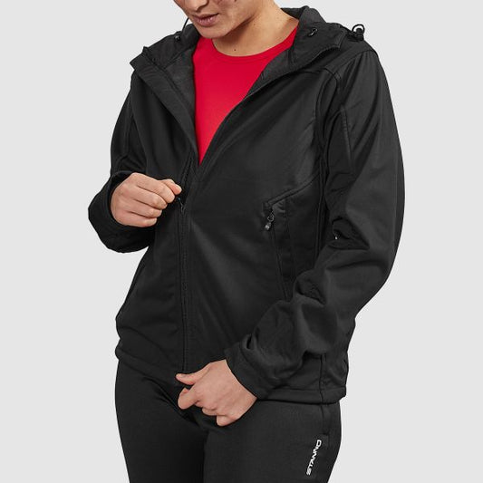 Stanno Prime Softshelljacke Damen – Sportjacken in Schwarz
