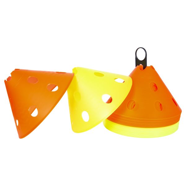Hohe Trainingshütchen mit Halter (20 Stück)