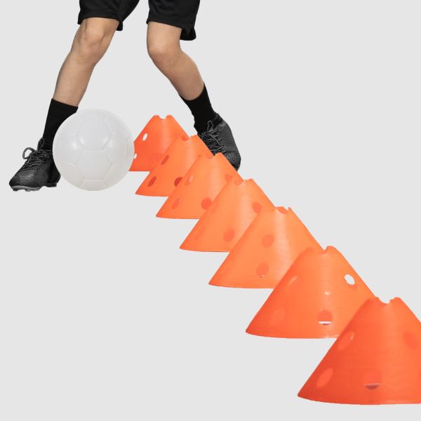 Hohe Trainingshütchen mit Halter (20 Stück)