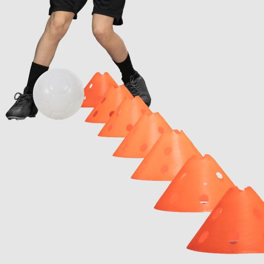 Stanno Hohe Trainingshütchen mit Halter (20 Stück) – Sportbekleidung & Ausrüstung