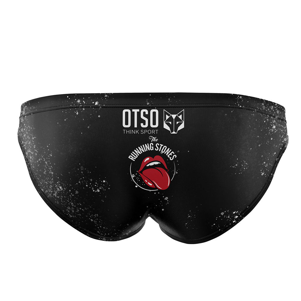 OTSO Herren Badehose Slip - Running Stones – Produktansicht 2