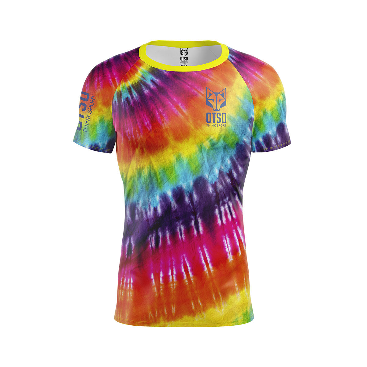 OTSO Herren Kurzarm-Funktionsshirt - Tie Dye – Produktansicht