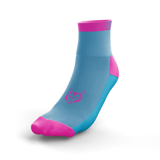 OTSO Multisport-Socken Low Cut - Light Blue & Pink – Produktansicht