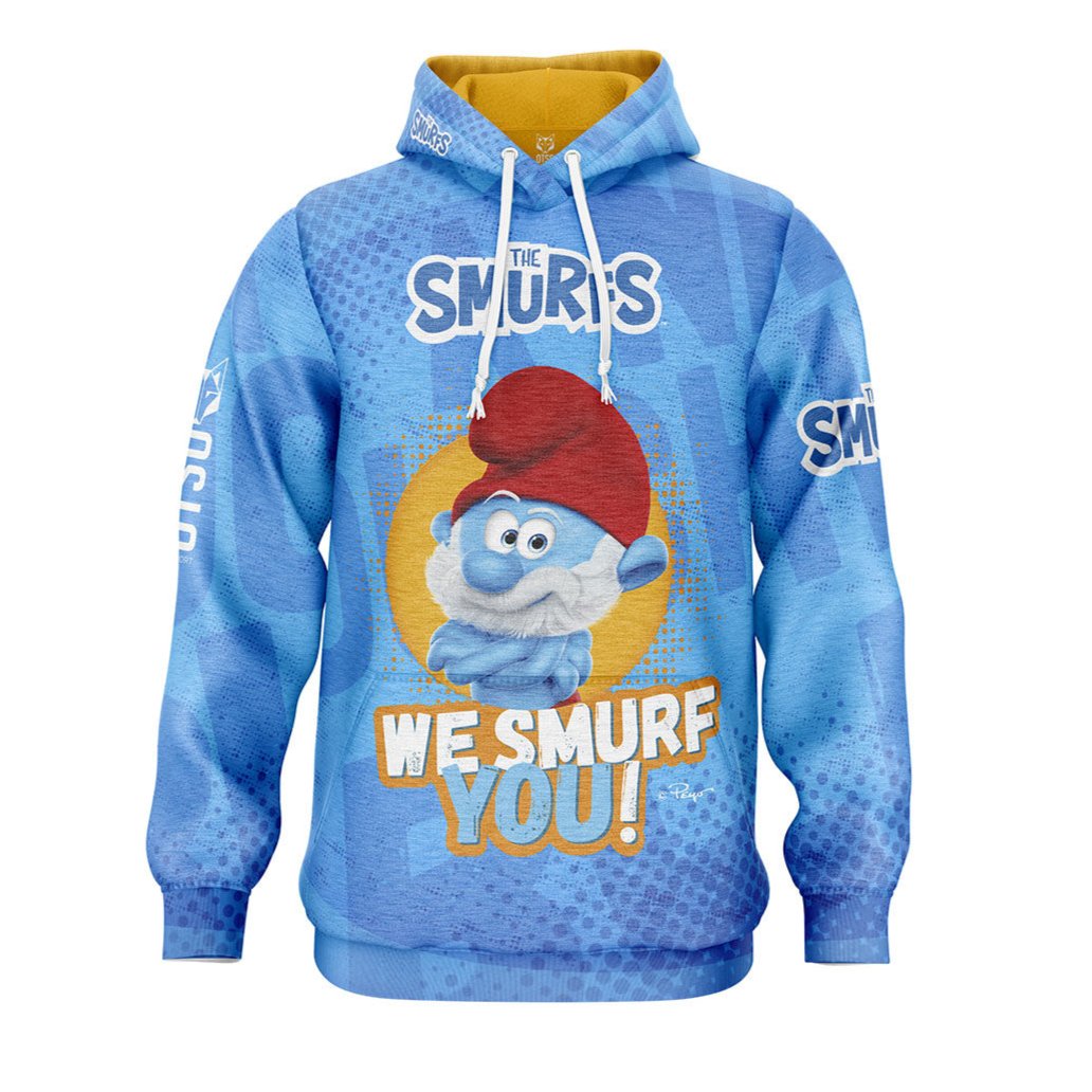 OTSO Hoodie - Smurfs We Smurf You! – Produktansicht