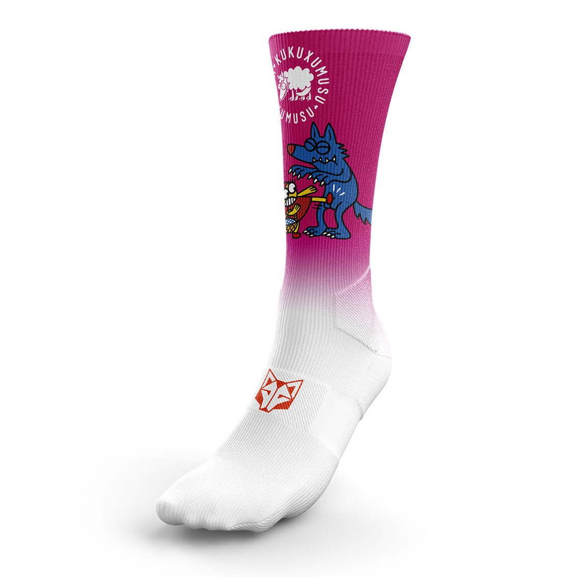 OTSO Sublimierte Sportsocken - Kukuxumusu F*ck You! – Produktansicht