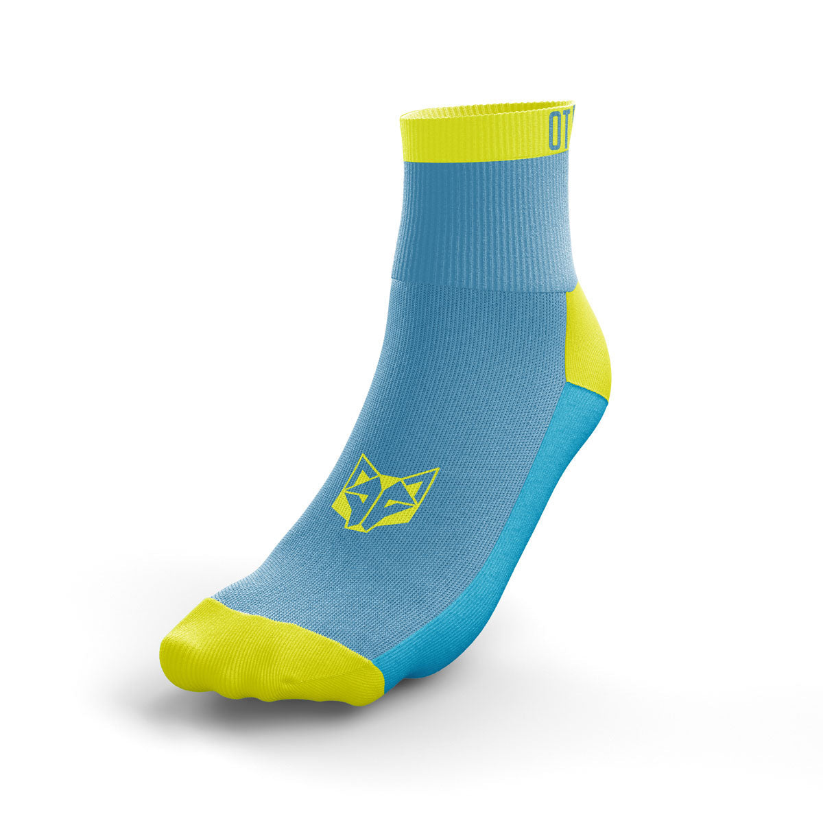 OTSO Multisport-Socken Low Cut - Light Blue & Yellow – Produktansicht
