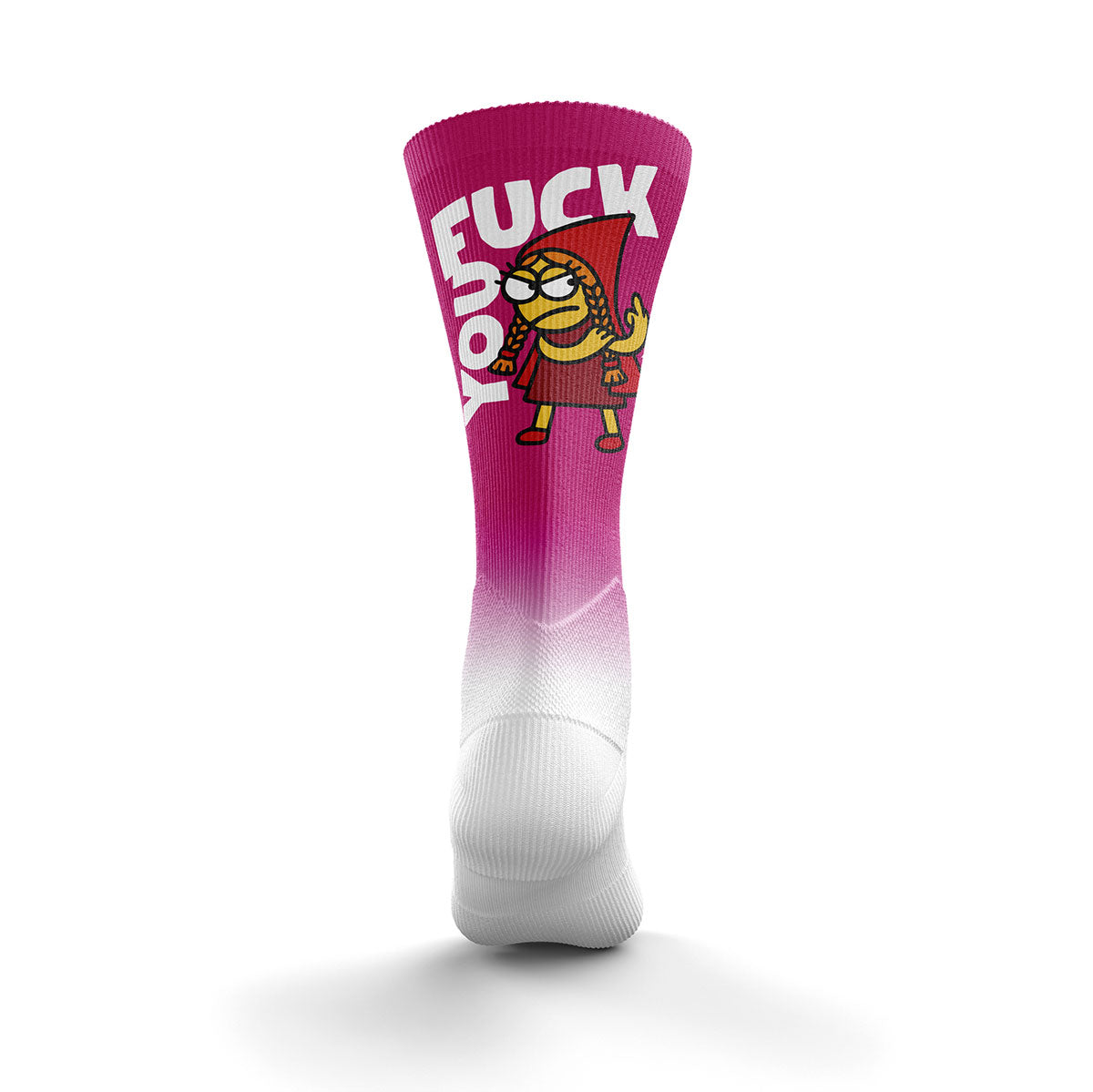 OTSO Sublimierte Sportsocken - Kukuxumusu F*ck You! – Produktansicht 2
