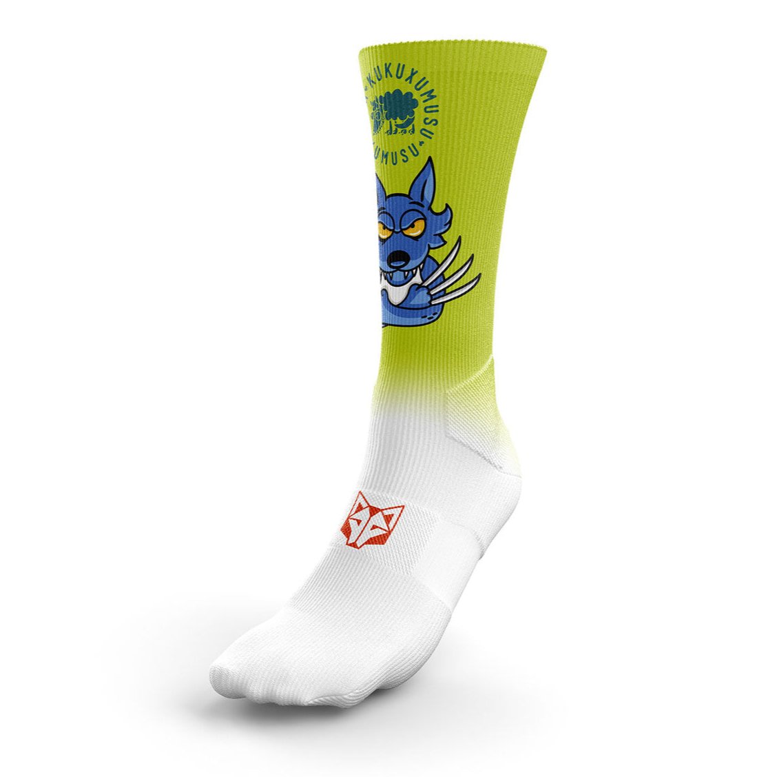 OTSO Sublimierte Sportsocken - Kukuxumusu Wolfezno – Produktansicht