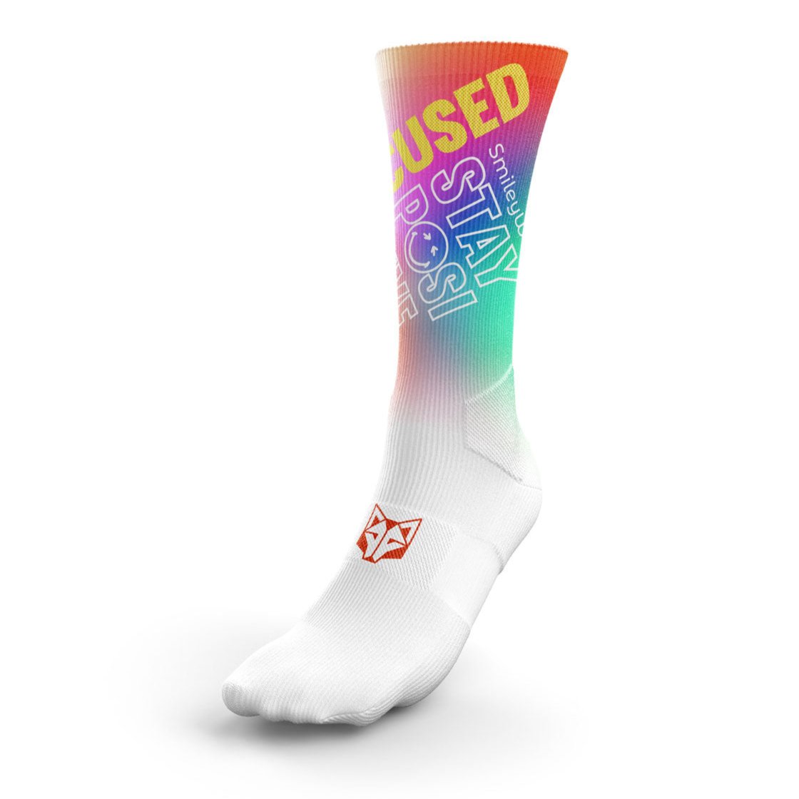 OTSO Sublimierte Sportsocken - S.W.Smiley Focused – Produktansicht