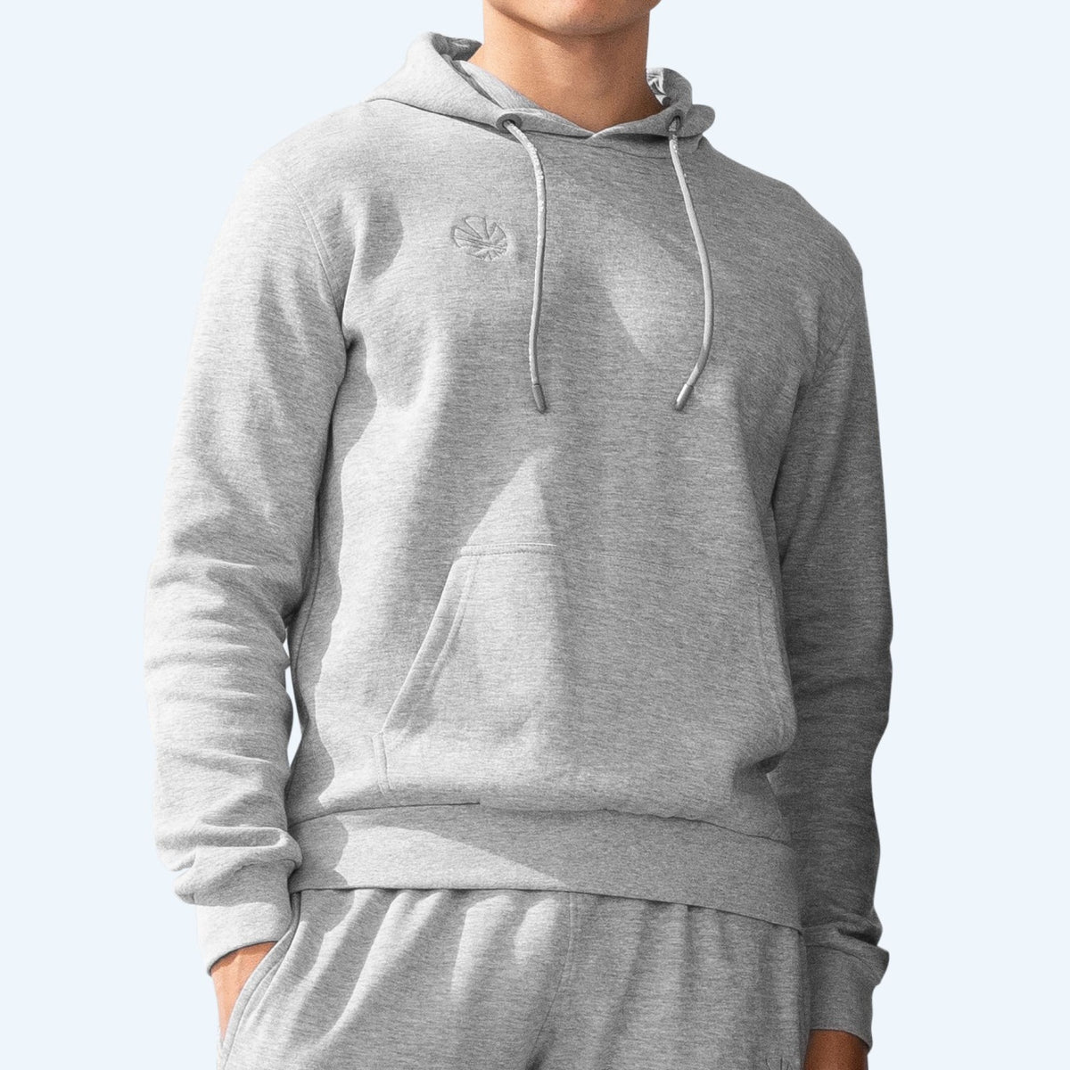 Reece Studio Sweat Hoodie Grey Melange - Produktansicht 3