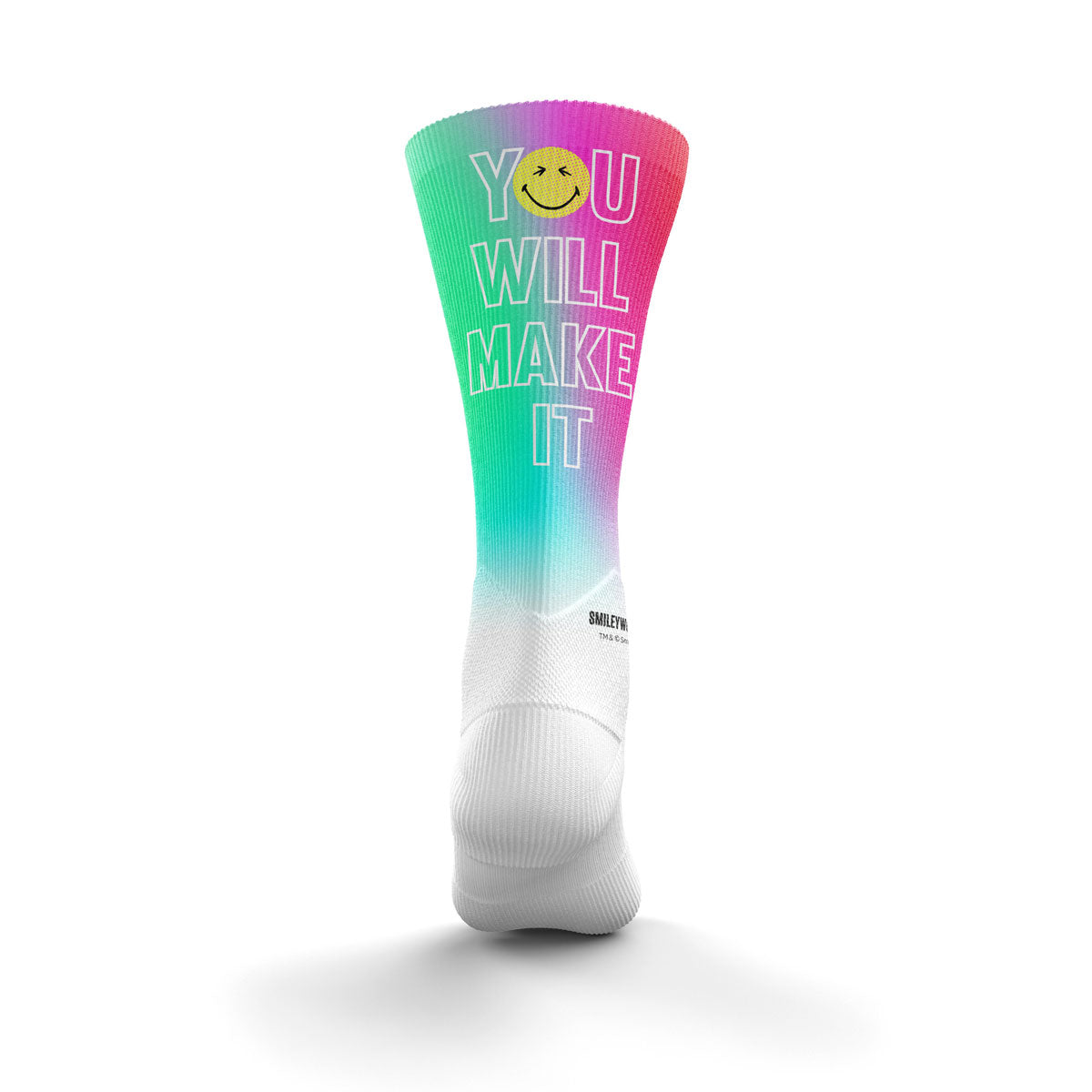 OTSO Sublimierte Sportsocken - S.W.Smiley Focused – Produktansicht 2