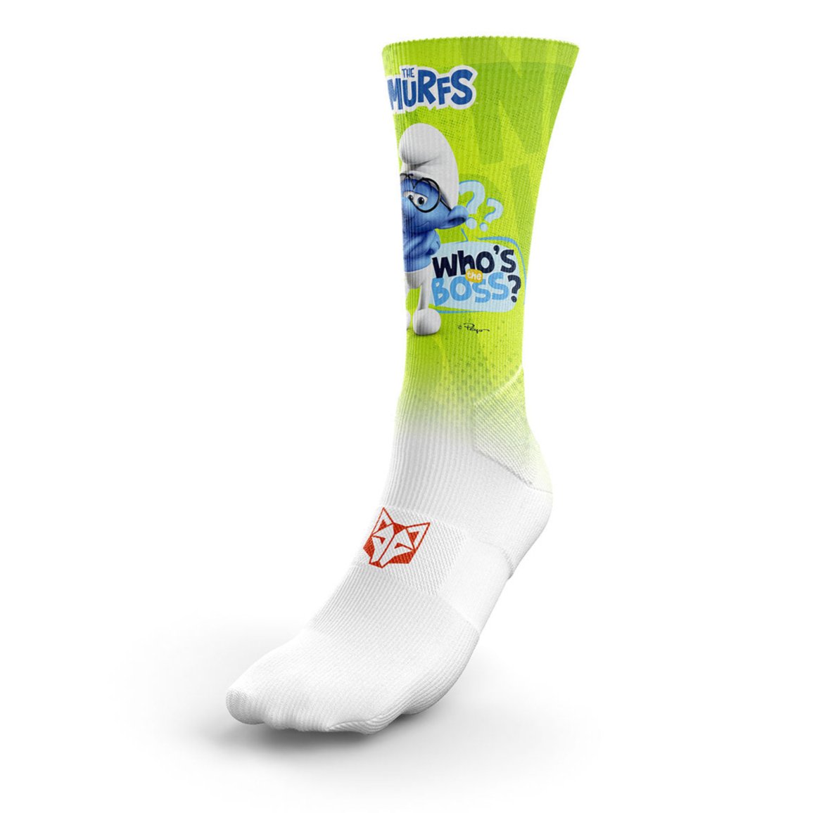 OTSO Sublimierte Sportsocken - Smurfs Boss – Produktansicht