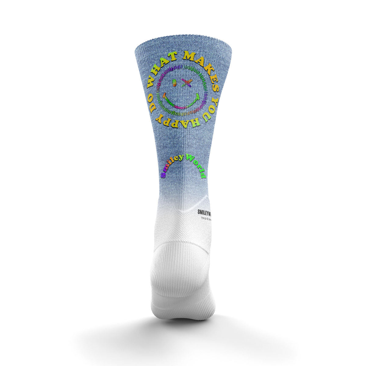 OTSO Sublimierte Sportsocken - S.W.Smiley Happy – Produktansicht 2